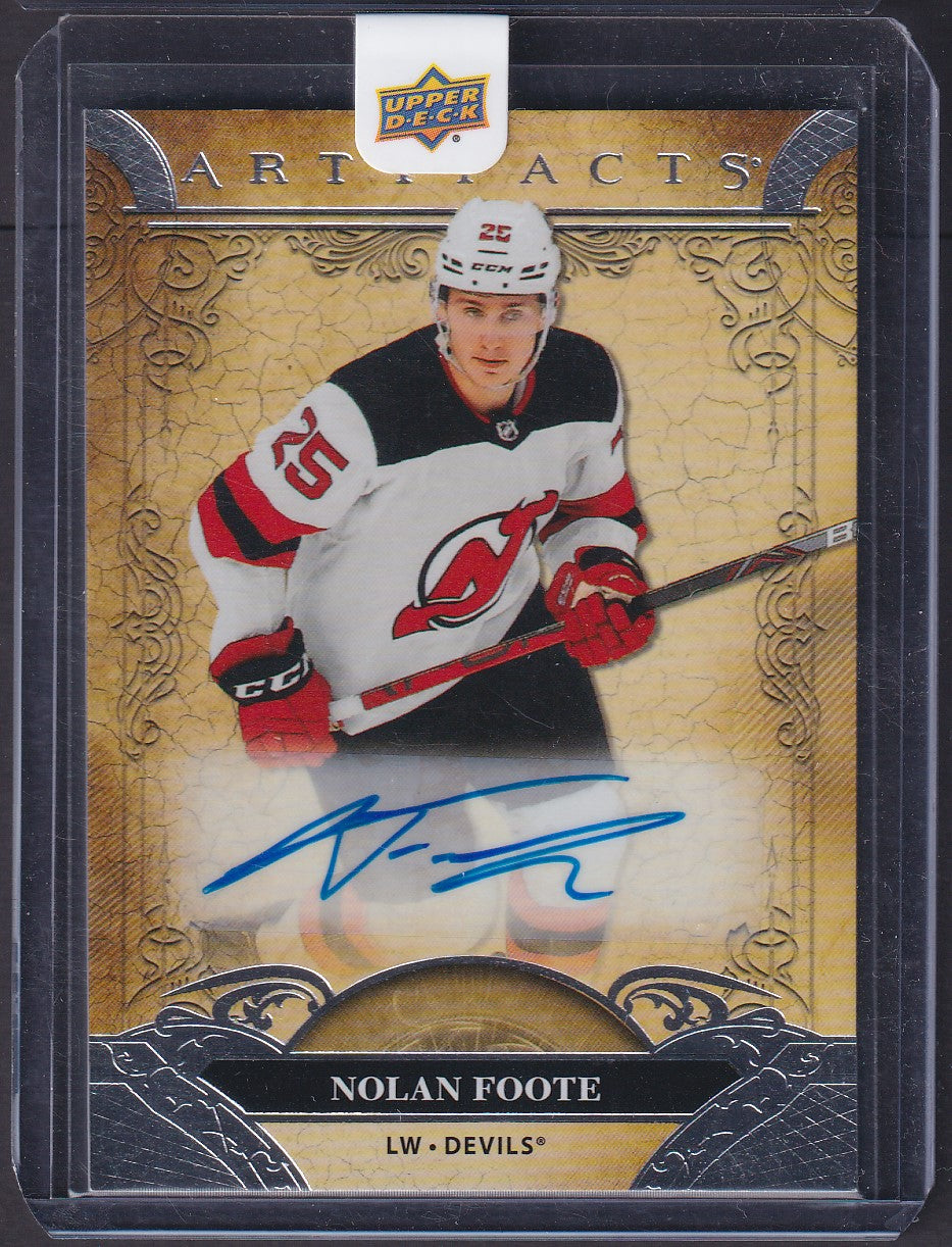 NOLAN FOOTE - 2020 Upper Deck Artifacts Rookie Auto #XVIII