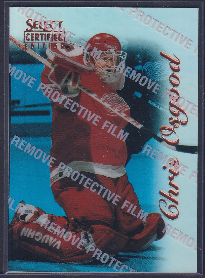CHRIS OSGOOD - 1996 Pinnacle Select Certified MIRROR Blue w/ Coating #20