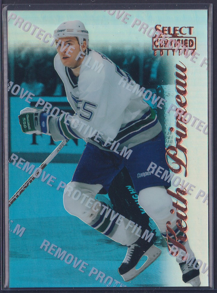 KEITH PRIMEAU - 1996 Pinnacle Select Certified MIRROR Blue w/ Coating #40