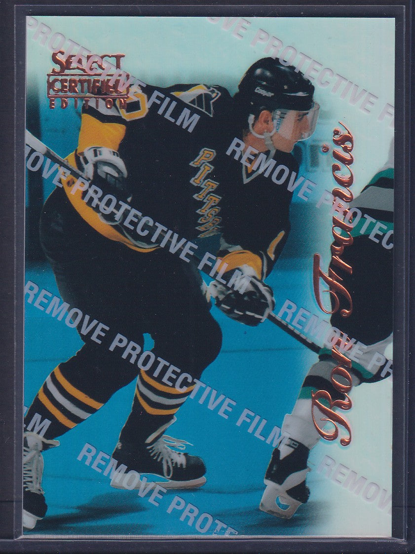 RON FRANCIS - 1996 Pinnacle Select Certified MIRROR Blue w/ Coating #12