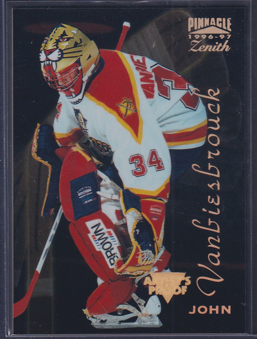 JOHN VANBIESBROUCK - 1996 Pinnacle Zenith Artist's PROOF #91