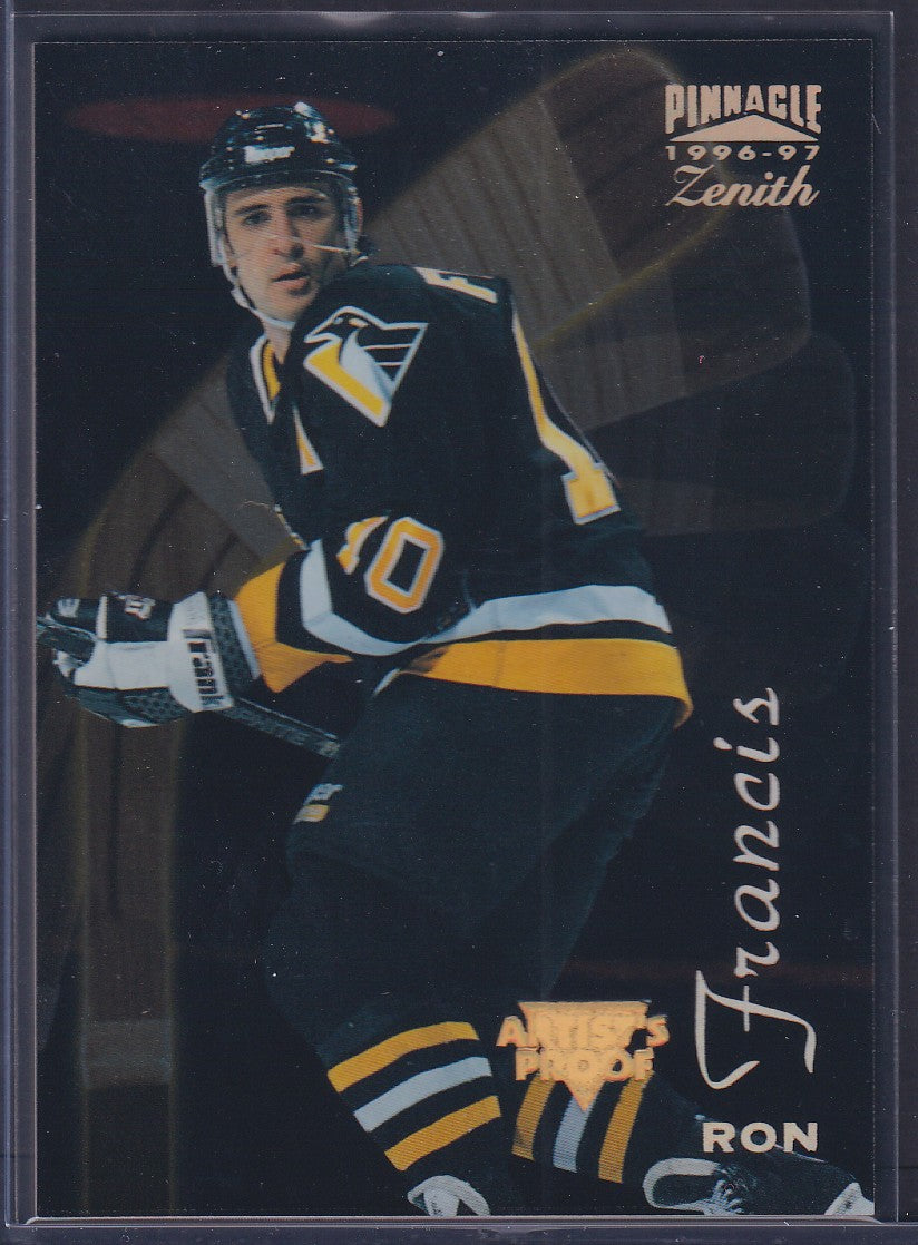RON FRANCIS - 1996 Pinnacle Zenith Artist's PROOF #10