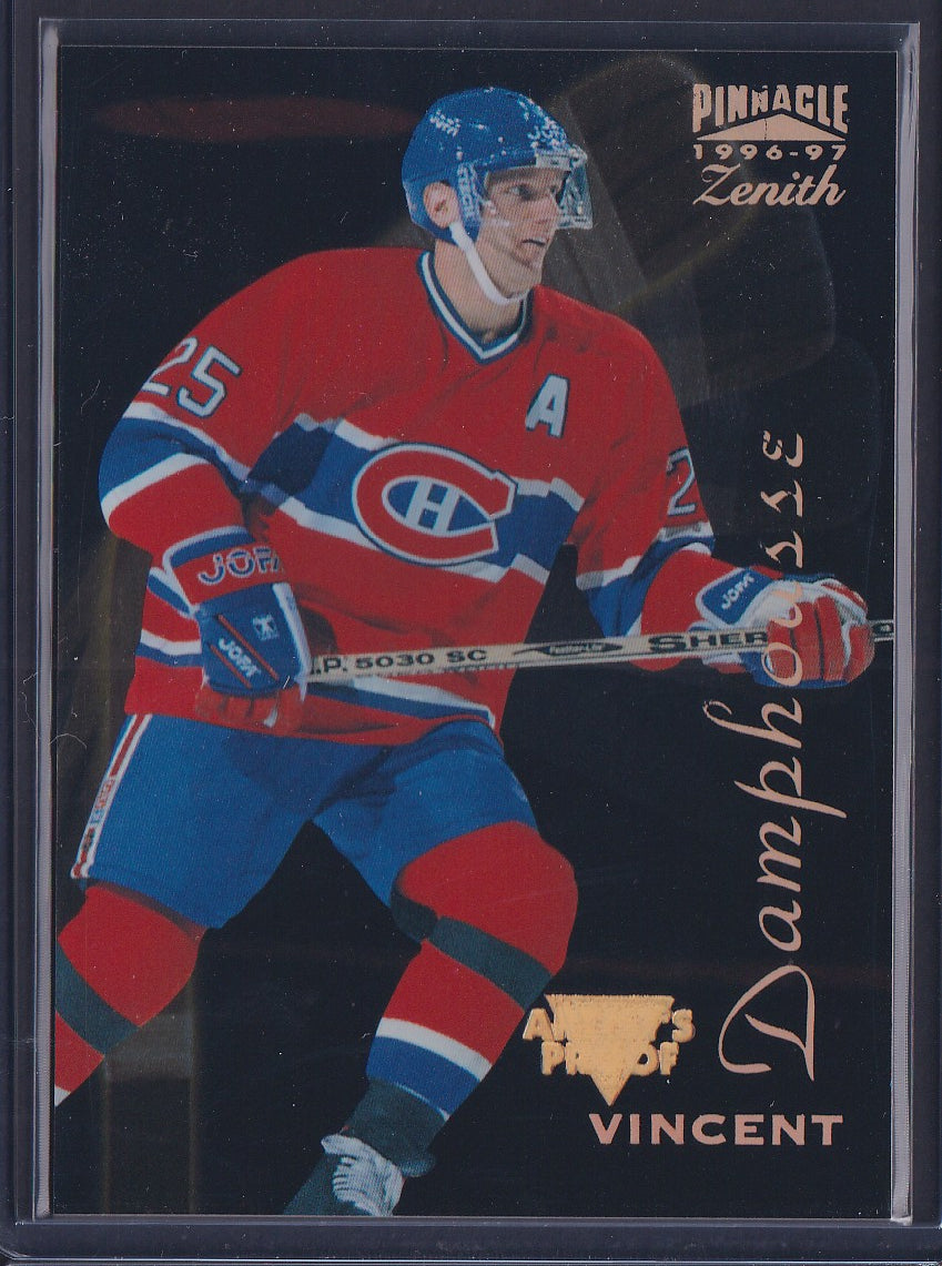 VINCENT DAMPHOUSSE - 1996 Pinnacle Zenith Artist's PROOF #100