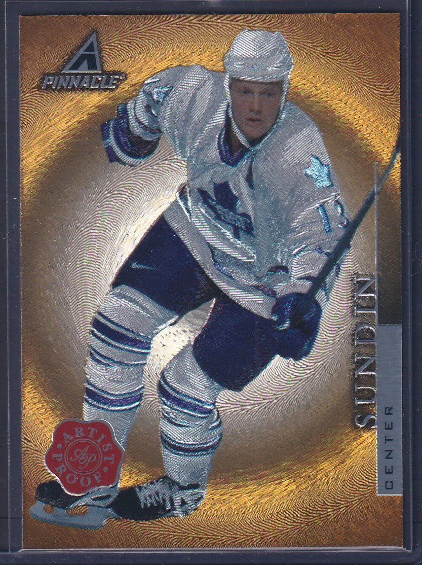 MATS SUNDIN - 1997 Pinnacle Artist PROOF #PP50