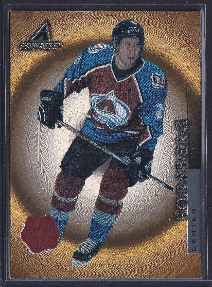PETER FORSBERG - 1997 Pinnacle Artist PROOF #PP73