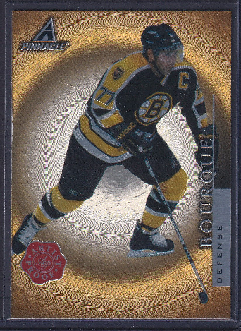 RAY BOURQUE - 1997 Pinnacle Artist PROOF #PP38