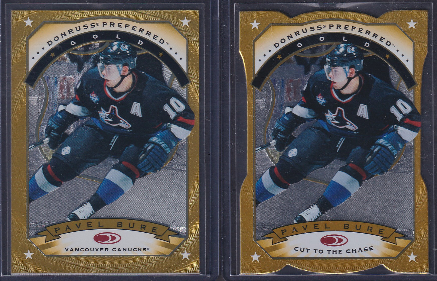 PAVEL BURE - 1997 Donruss Preferred GOLD and Cut to the Chase #25