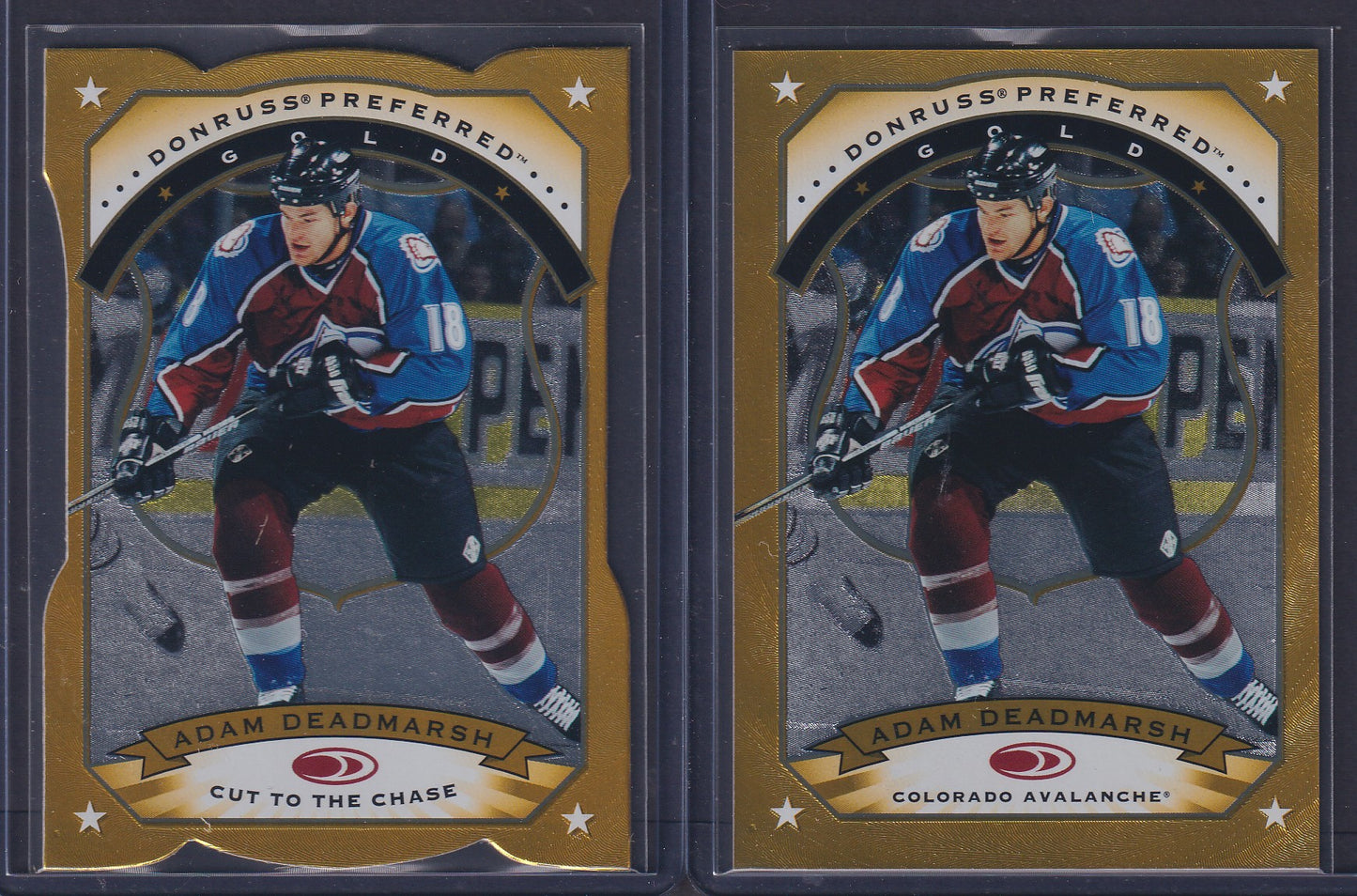 ADAM DEADMARSH - 1997 Donruss Preferred GOLD and Cut to the Chase #53