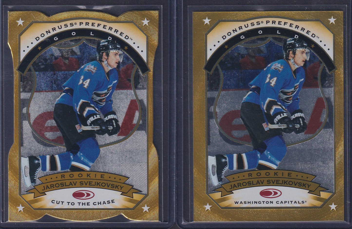 JAROSLAV SVEJKOVSKY - 1997 Donruss Preferred GOLD and Cut to the Chase #146