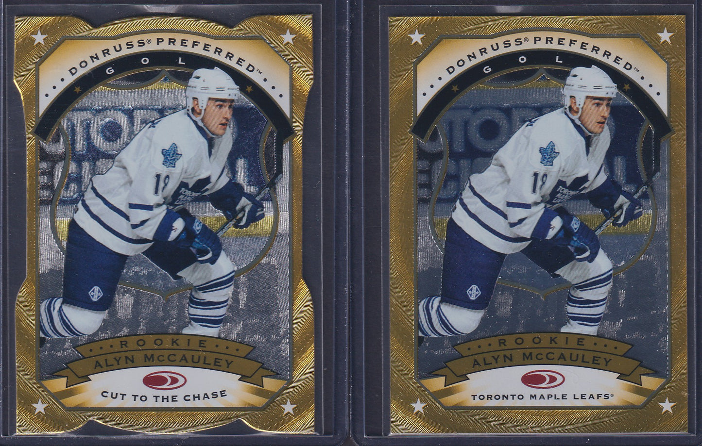 ALYN MCCAULEY - 1997 Donruss Preferred GOLD and Cut to the Chase #153