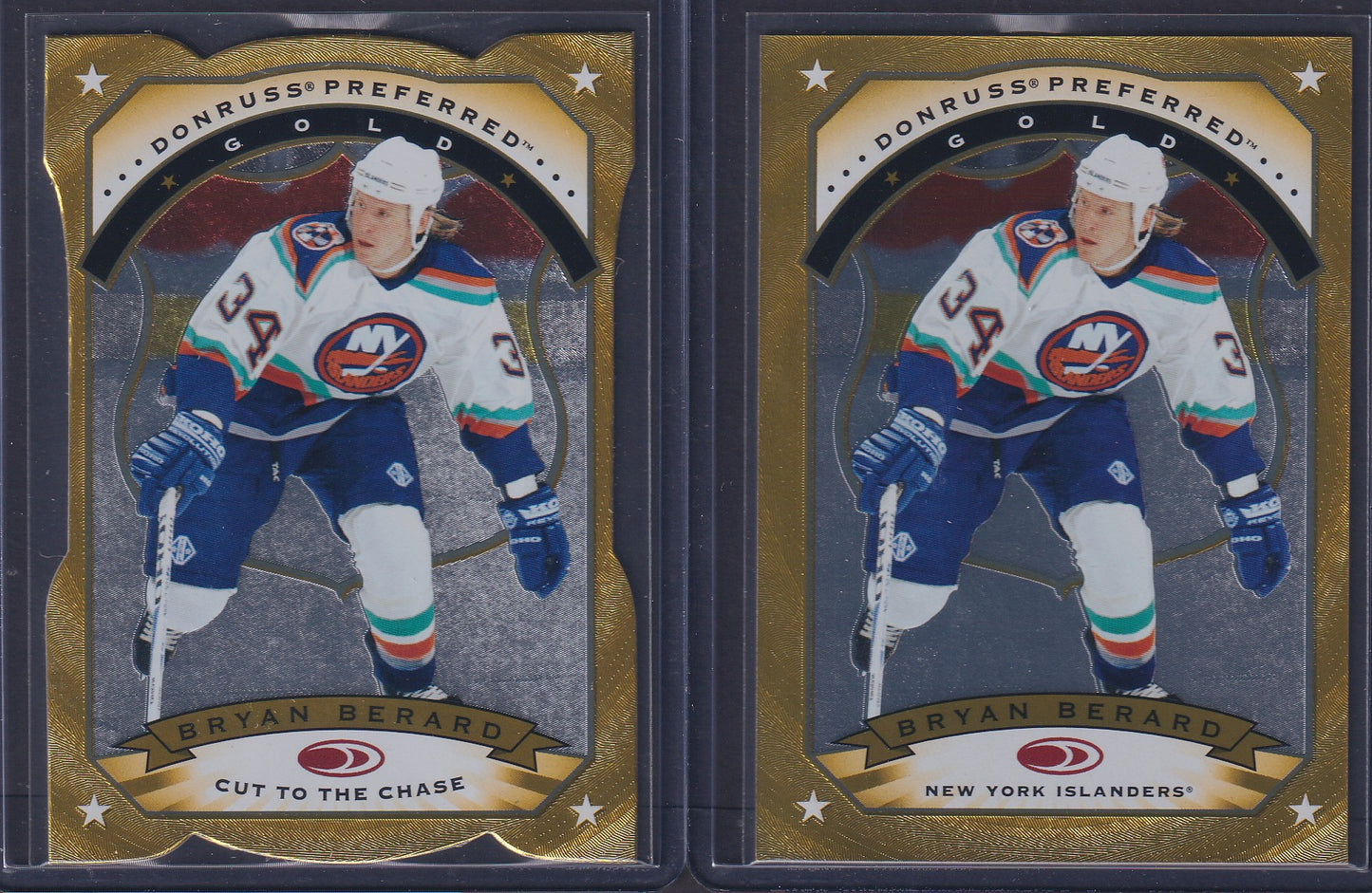 BRYAN BERARD - 1997 Donruss Preferred GOLD and Cut to the Chase #79