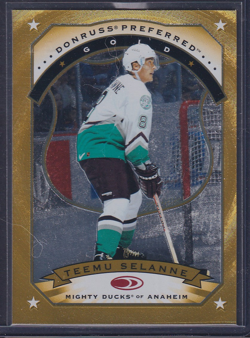 TEEMU SELANNE - 1997 Donruss Preferred GOLD #95