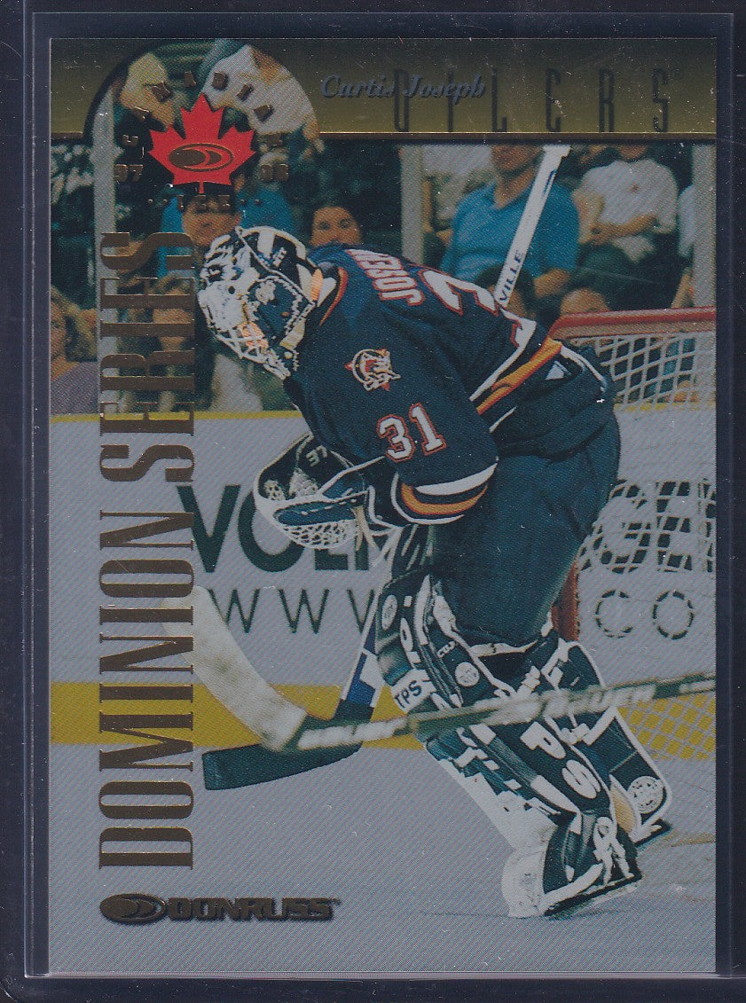 CURTIS JOSEPH - 1997 Donruss Canadian Ice Dominion Series #20 Unnumbered (/150)