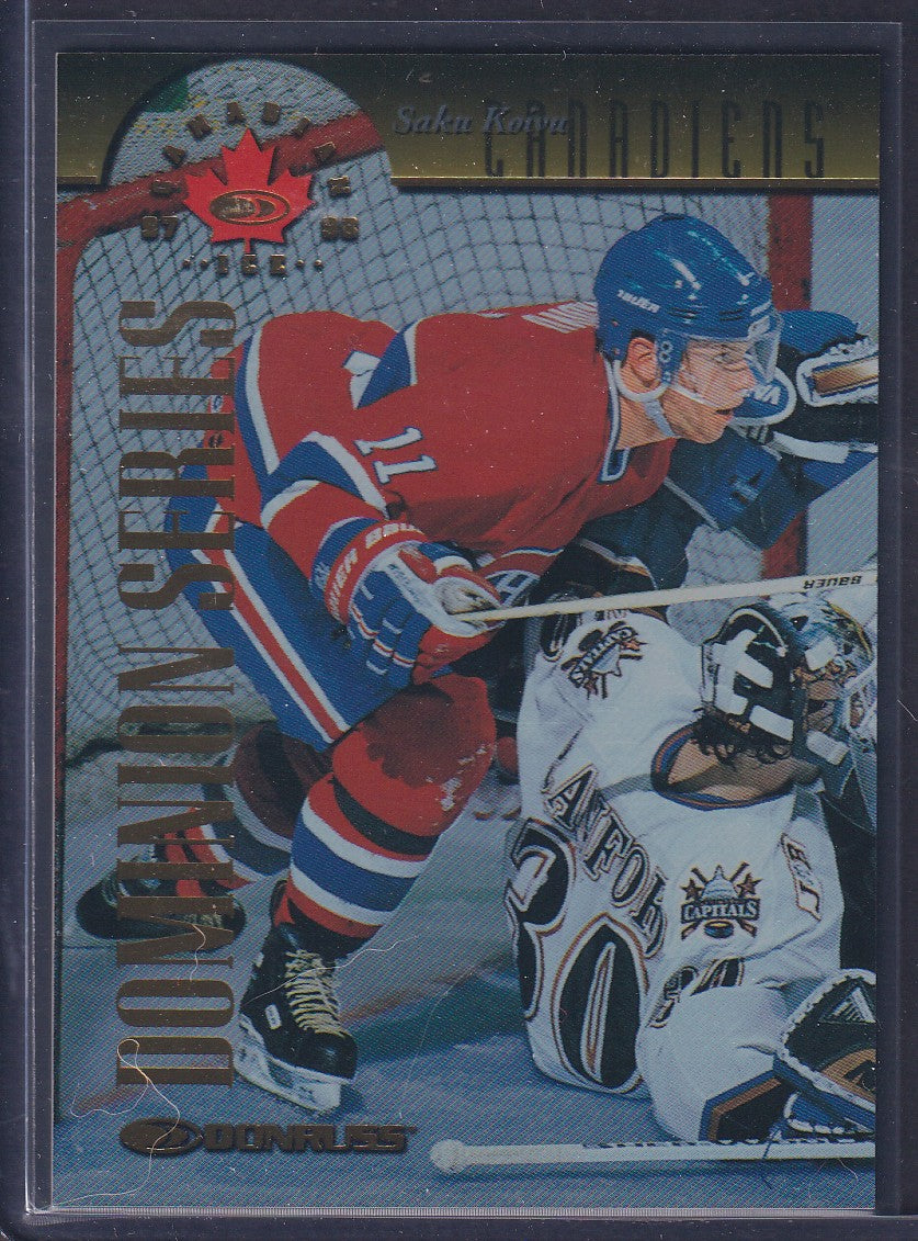 SAKU KOIVU - 1997 Donruss Canadian Ice Dominion Series #19 Unnumbered /150