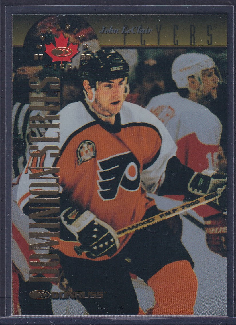JOHN LECLAIR - 1997 Donruss Canadian Ice Dominion Series #93 Unnumbered /150