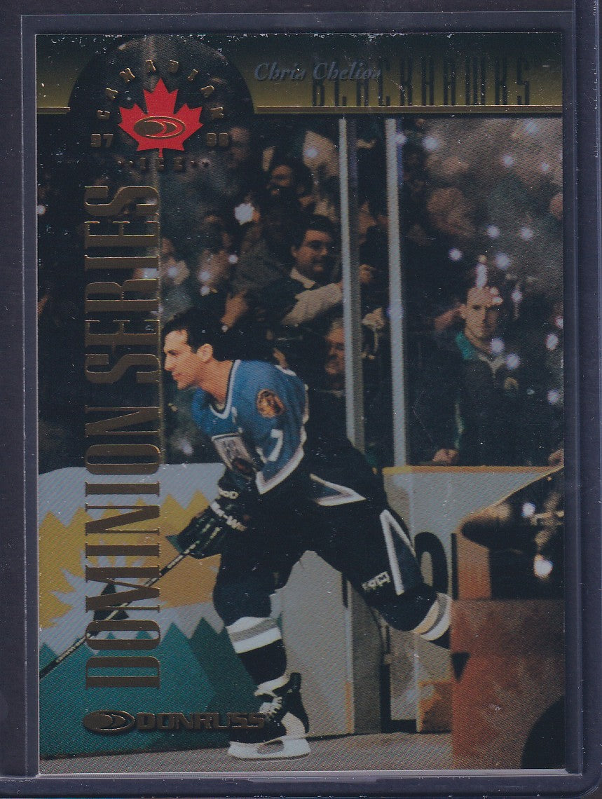 CHRIS CHELIOS - 1997 Donruss Canadian Ice Dominion Series #120 Unnumbered /150