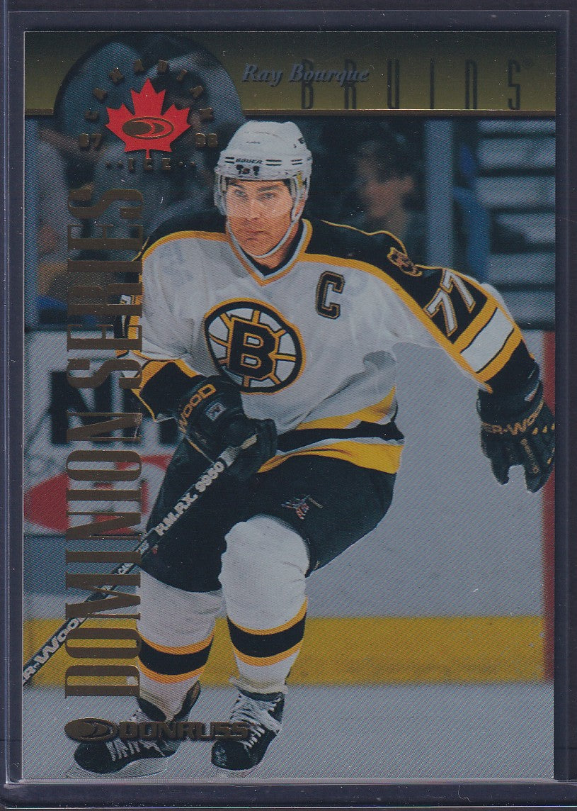RAY BOURQUE - 1997 Donruss Canadian Ice Dominion Series #11 Unnumbered /150