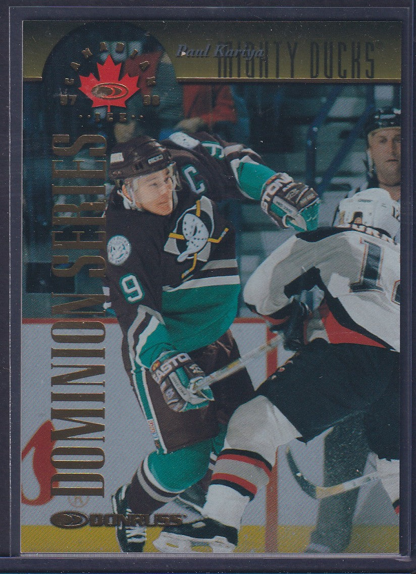 PAUL KARIYA - 1997 Donruss Canadian Ice Dominion Series #2 Unnumbered /150