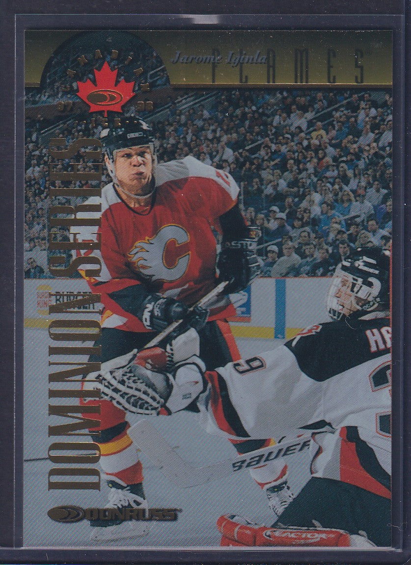 JAROME IGINLA - 1997 Donruss Canadian Ice Dominion Series #12 Unnumbered /150