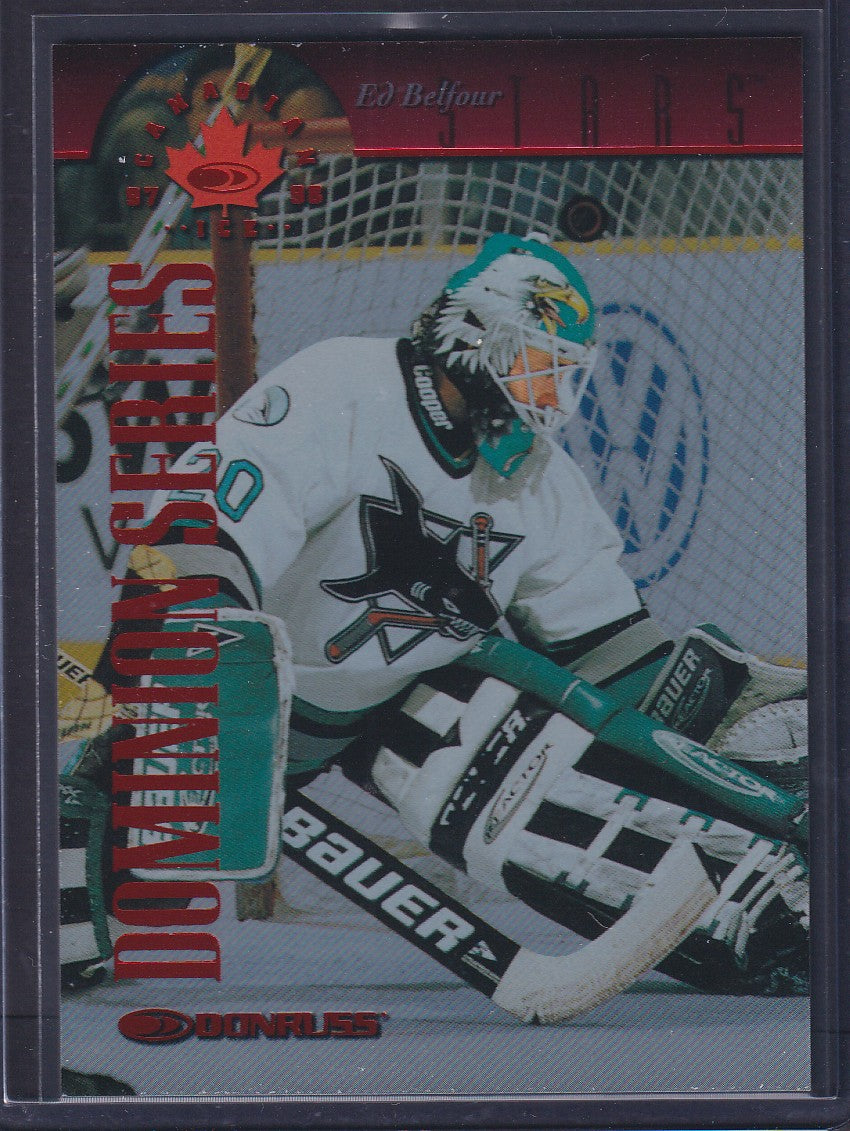 ED BELFOUR - 1997 Donruss Canadian Ice Dominion Series #26 Unnumbered /150