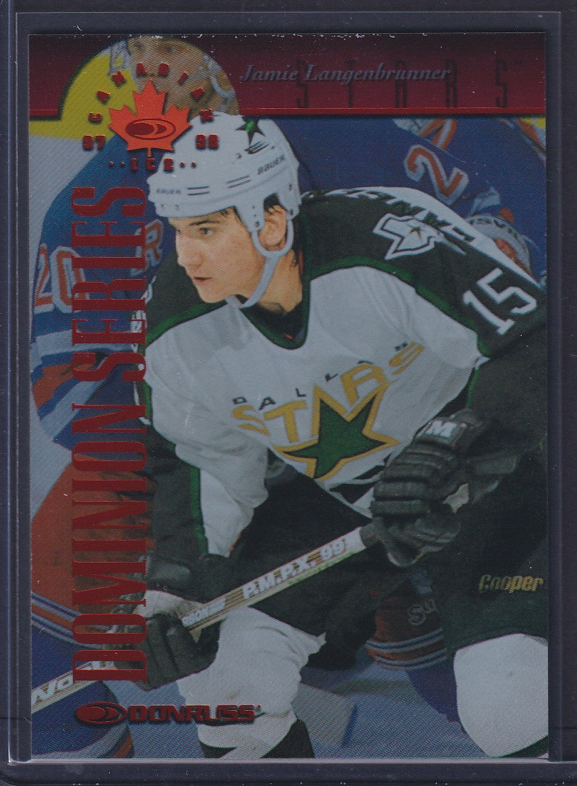 JAMIE LANGENBRUNNER - 1997 Donruss Canadian Ice Dom Series #103 No Number /150