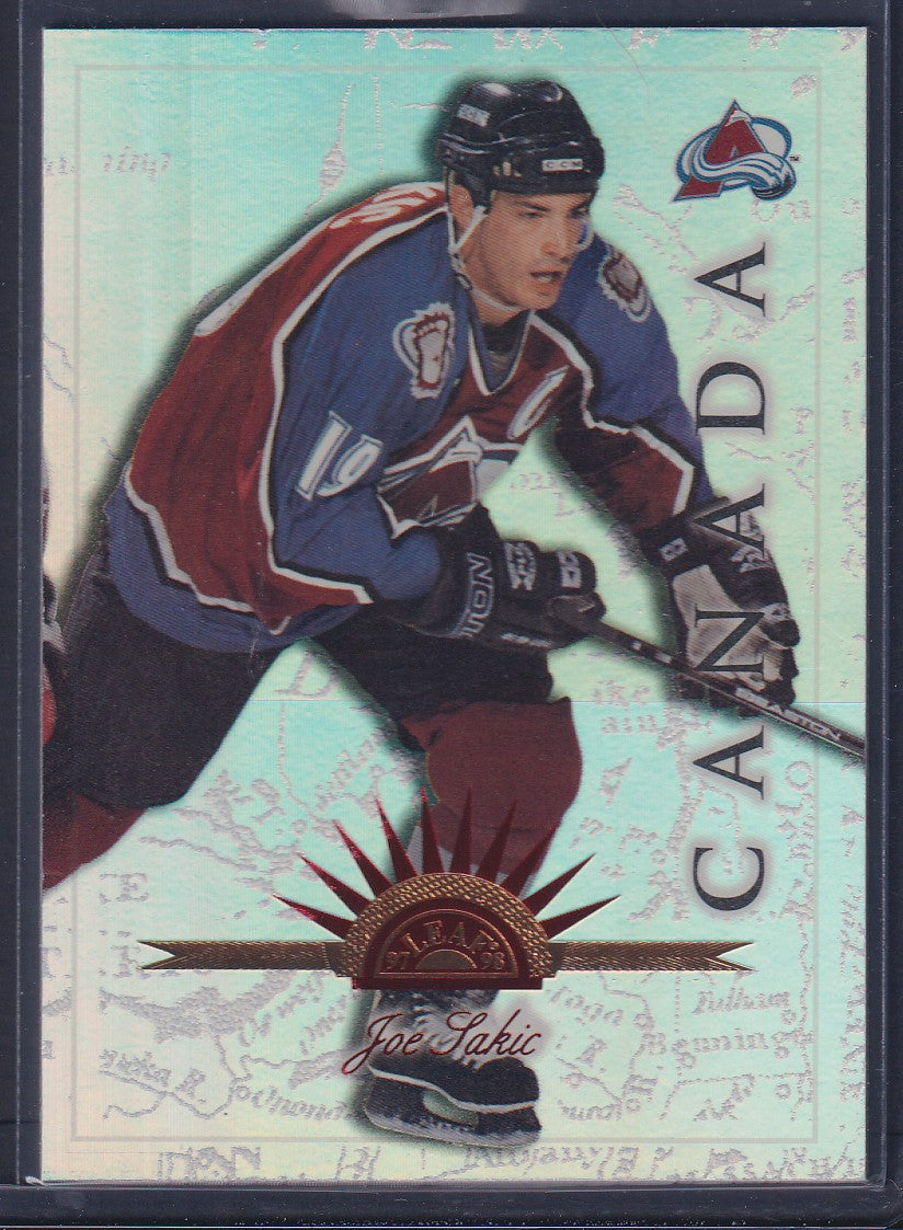 JOE SAKIC - 1997 Donruss Leaf International UNIVERSAL ICE /250 #35