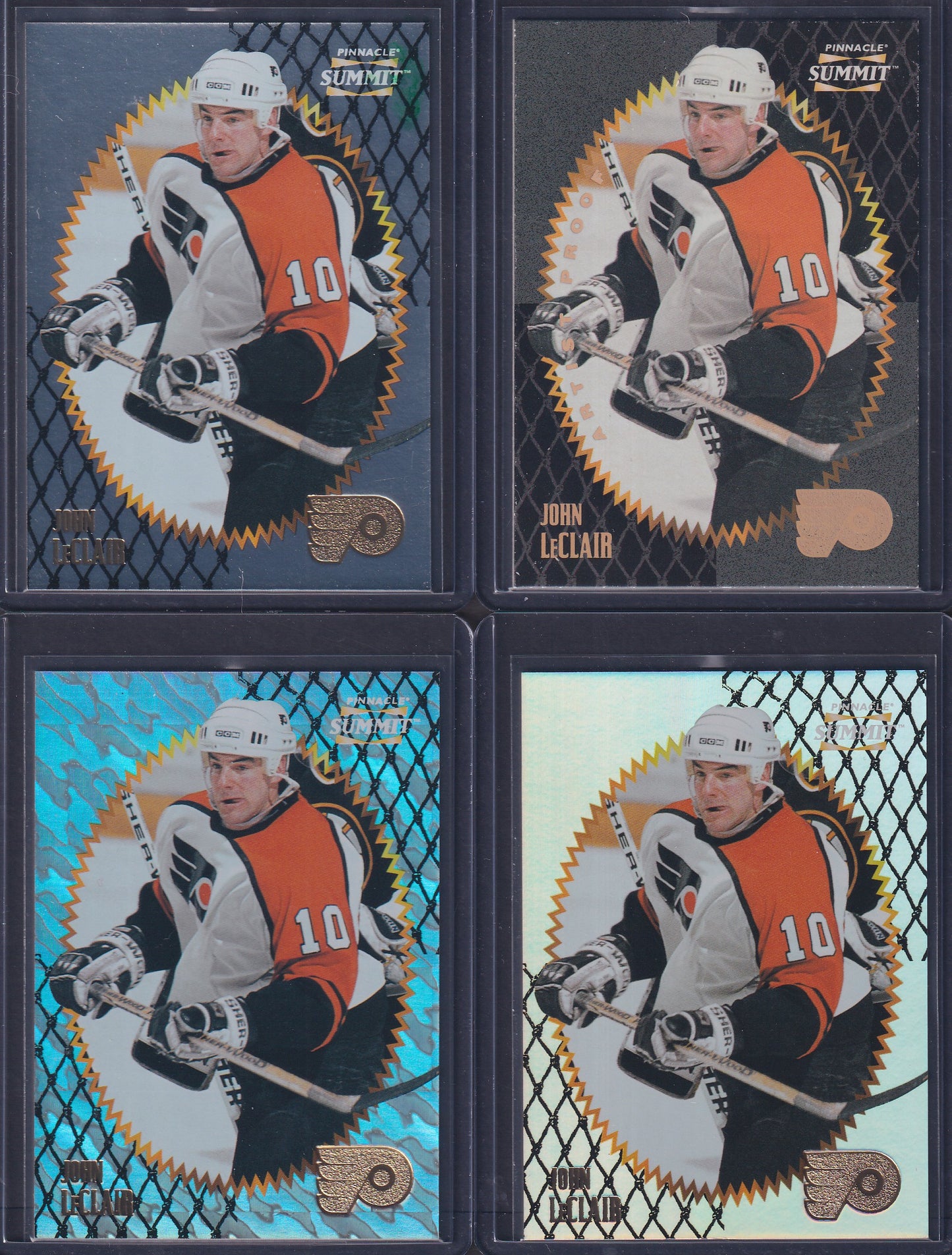 JOHN LECLAIR - 1996 Pinnacle Summit Metal, Premium Stock, Ice, Artist Proof #6