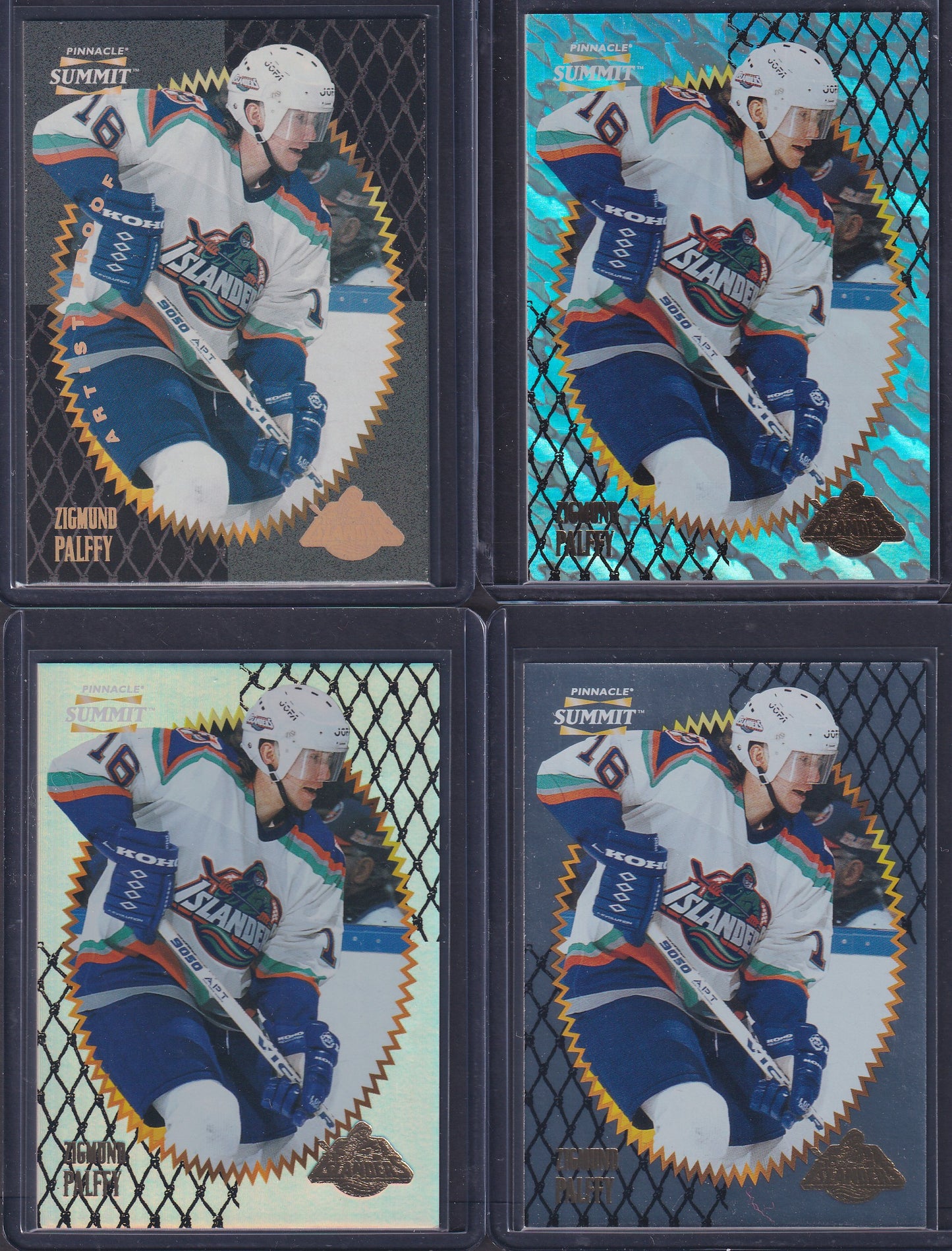 ZIGMUND PALFFY - 1996 Pinnacle Summit Metal, Premium Stock, Ice Artist Proof #20