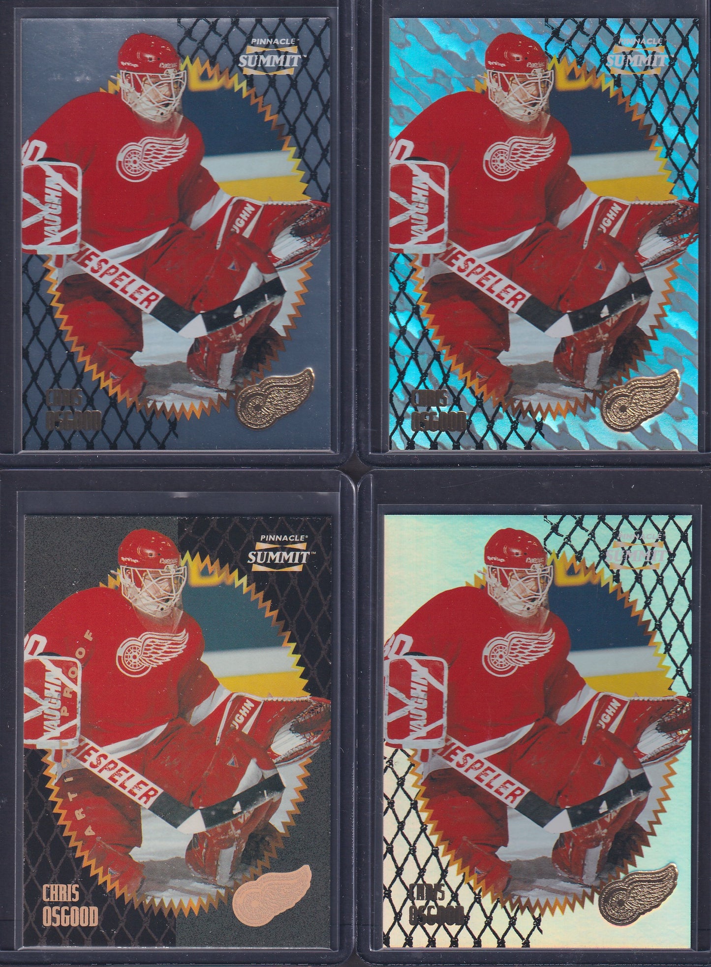 CHRIS OSGOOD - 1996 Pinnacle Summit Metal, Premium Stock, Ice Artist Proof #135