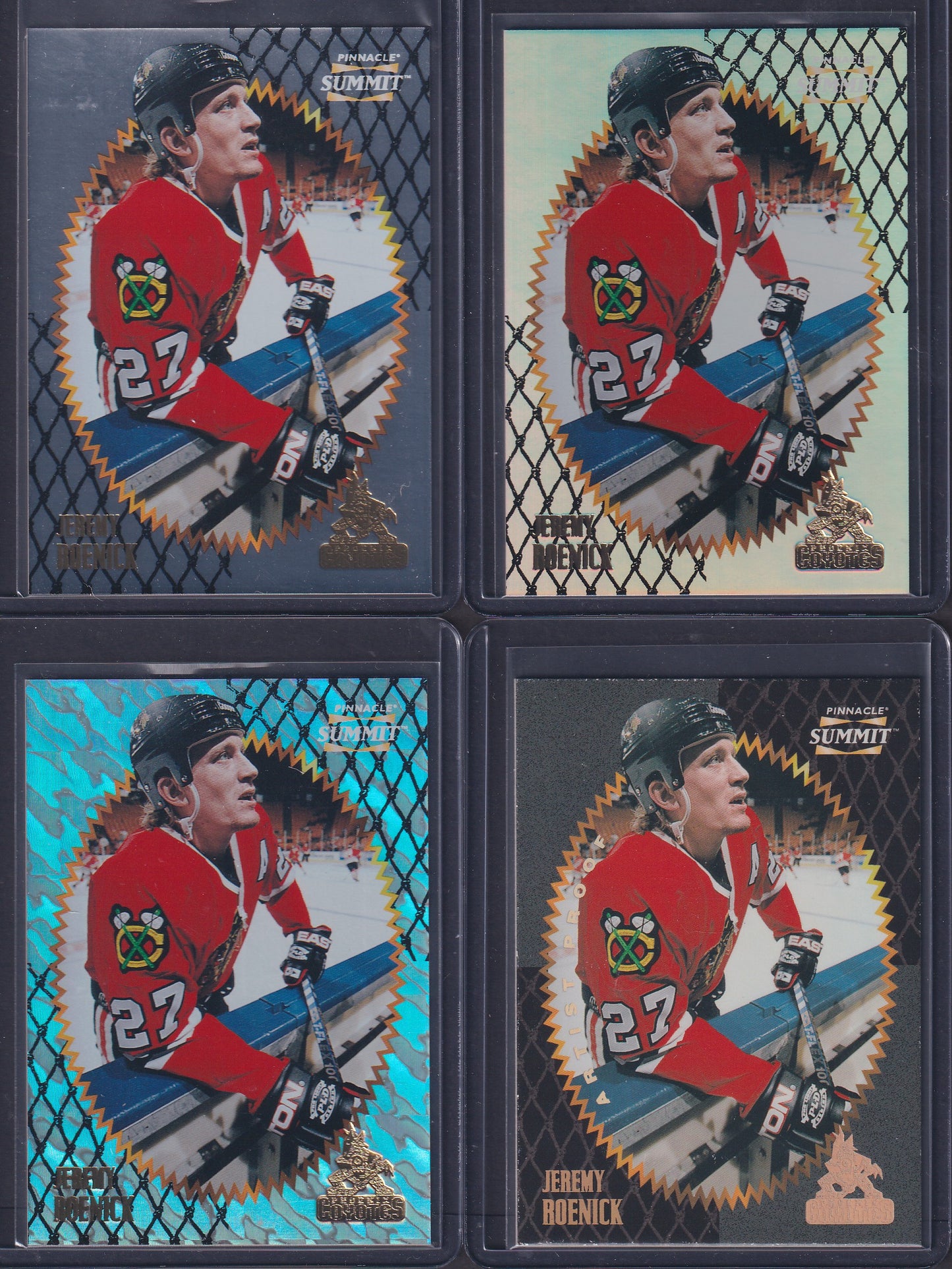 JEREMY ROENICK - 1996 Summit Metal, Premium Stock, Ice, Artist Proof #138