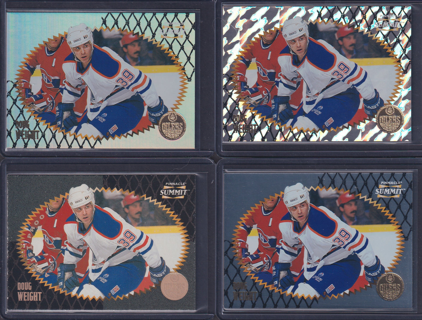 DOUG WEIGHT - 1996 Pinnacle Summit Metal, Premium Stock, Ice, Artist Proof #92