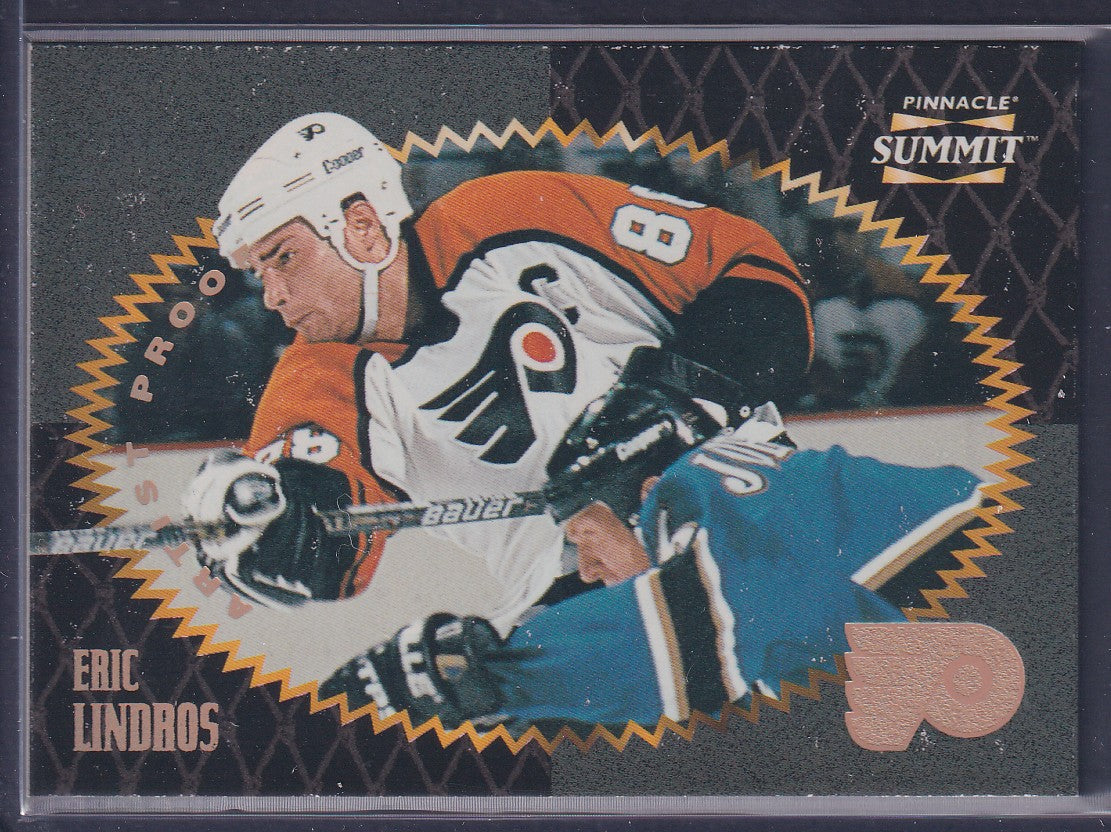 ERIC LINDROS - 1996 Pinnacle Summit Artist Proof #117