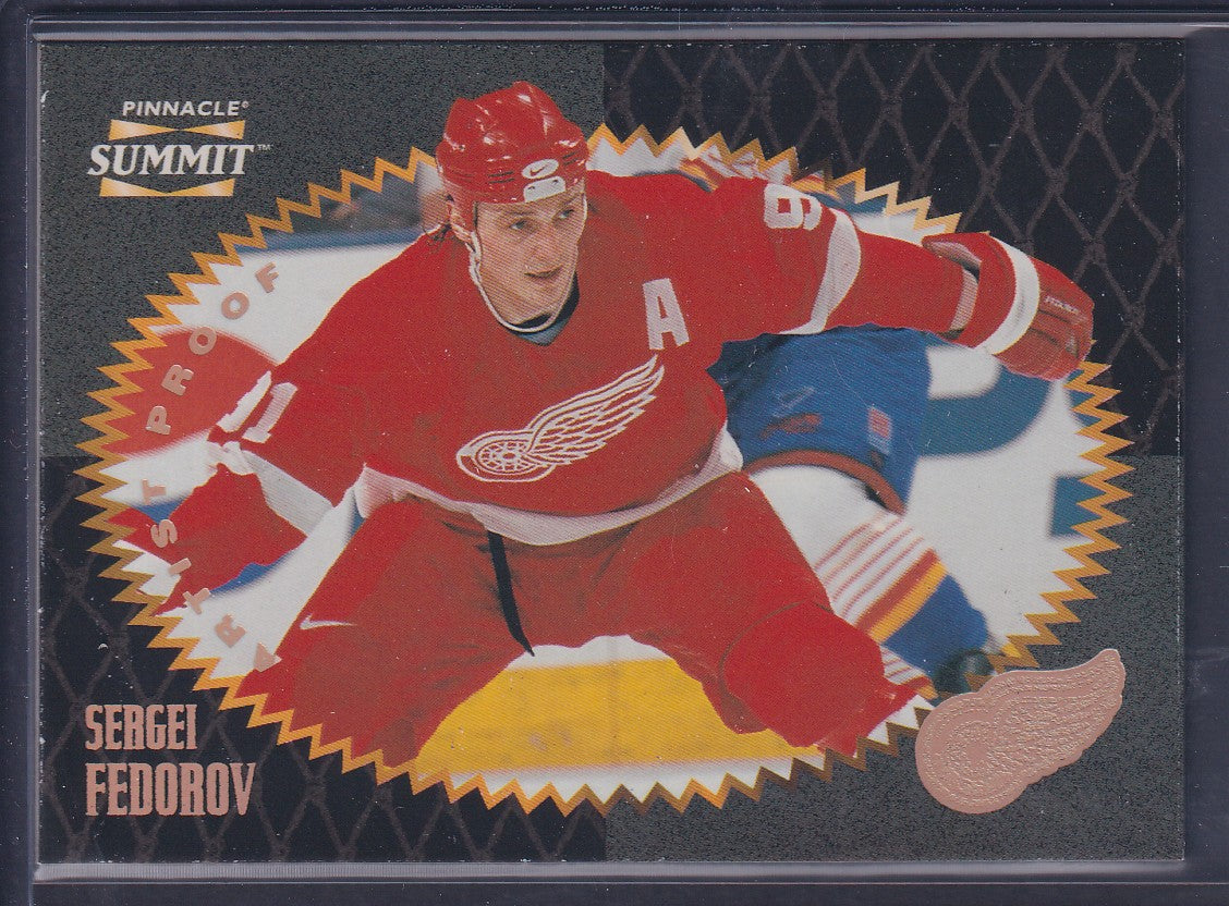 SERGEI FEDOROV - 1996 Pinnacle Summit Artist Proof #105