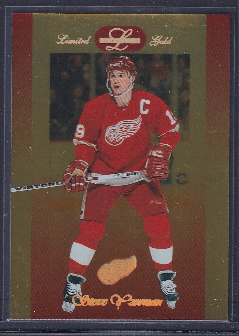 STEVE YZERMAN - 1996 Donruss Leaf Limited Gold #40