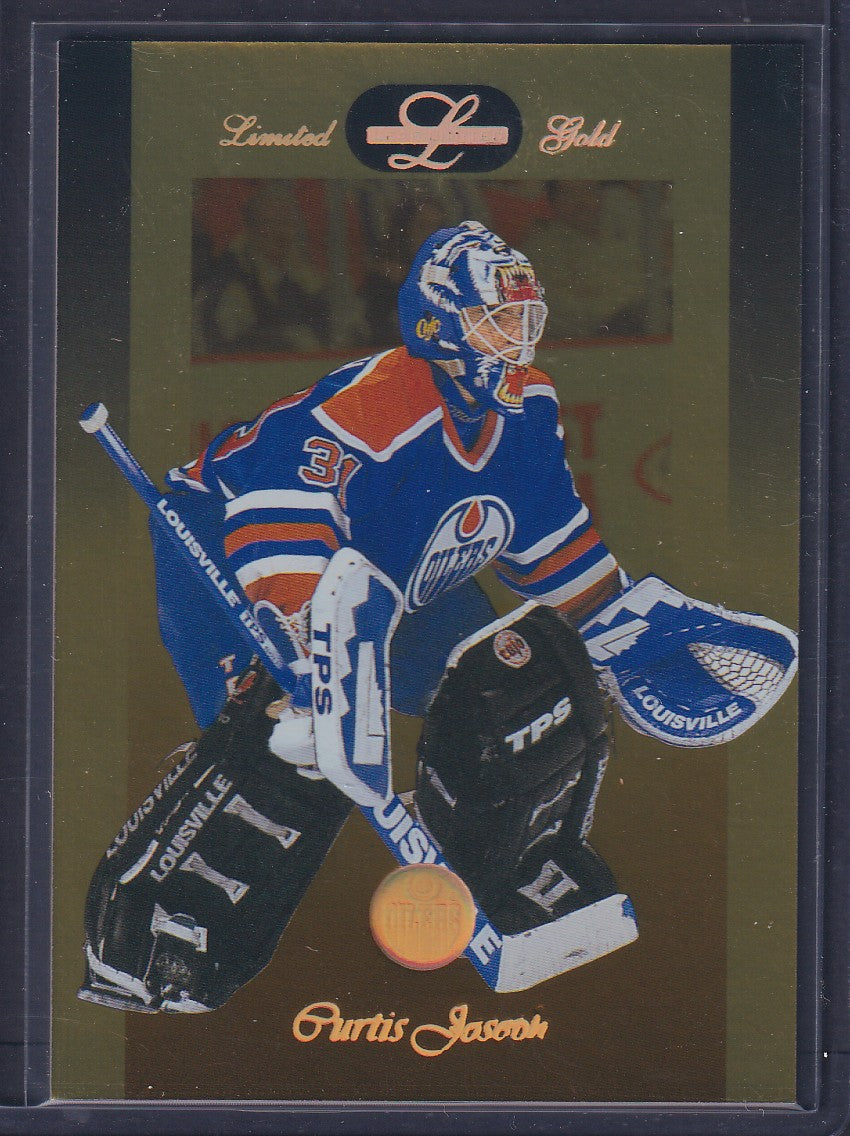 CURTIS JOSEPH - 1996 Donruss Leaf Limited Gold #90