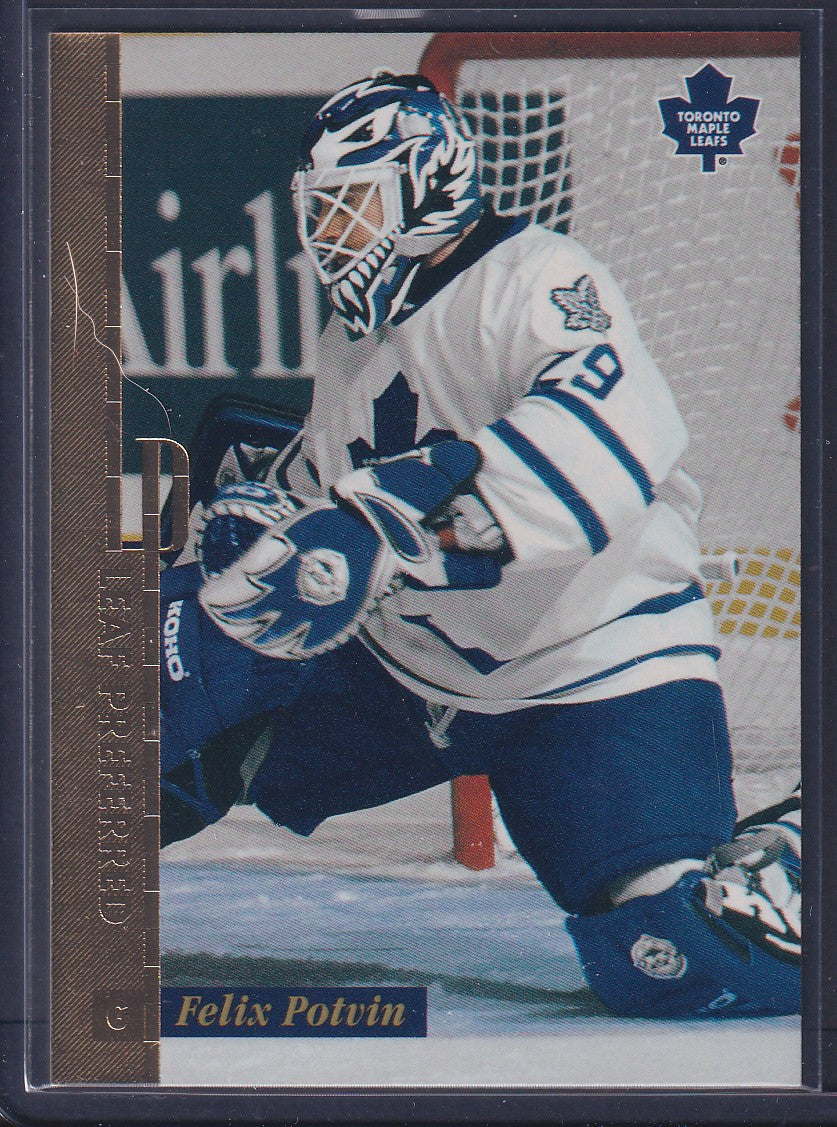 FELIX POTVIN - 1996 Donruss Leaf Preferred GOLD Press Proof #36