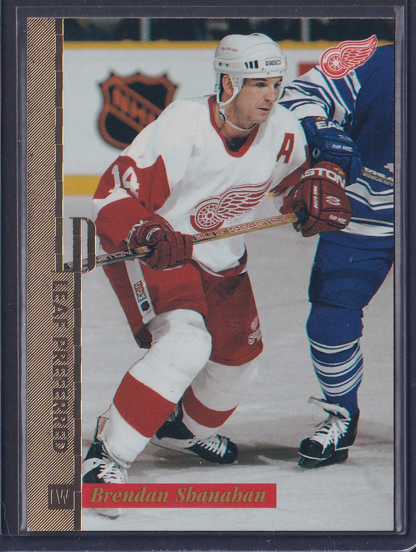 BRENDAN SHANAHAN - 1996 Donruss Leaf Preferred GOLD Press Proof #31