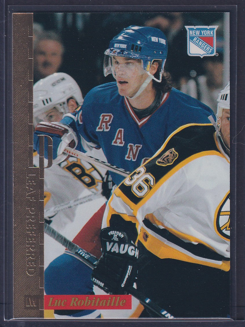 LUC ROBITAILLE - 1996 Donruss Leaf Preferred GOLD Press Proof, /250 #13