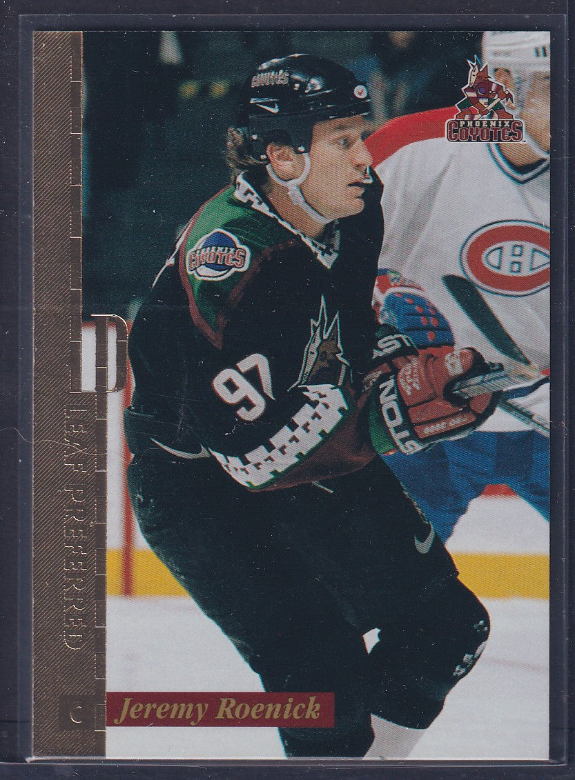 JEREMY ROENICK - 1996 Donruss Leaf Preferred GOLD Press Proof, /250 #4