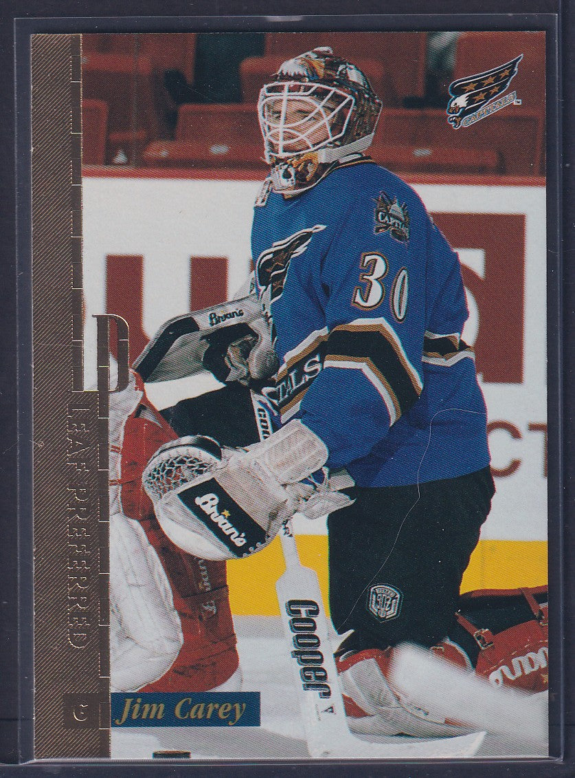 JIM CAREY - 1996 Donruss Leaf Preferred GOLD Press Proof, /250 #23