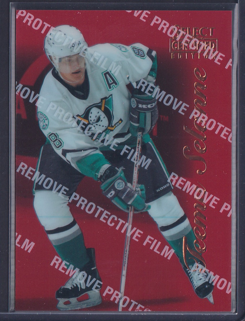 TEEMU SELANNE - 1996 Pinnacle Select Certified Red w/ Coating #32