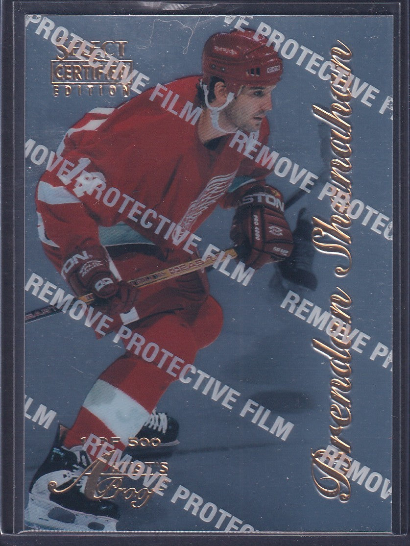BRENDAN SHANAHAN - 1996 Pinnacle Select Cert Artist's Proof w/ Coating, /500 #72