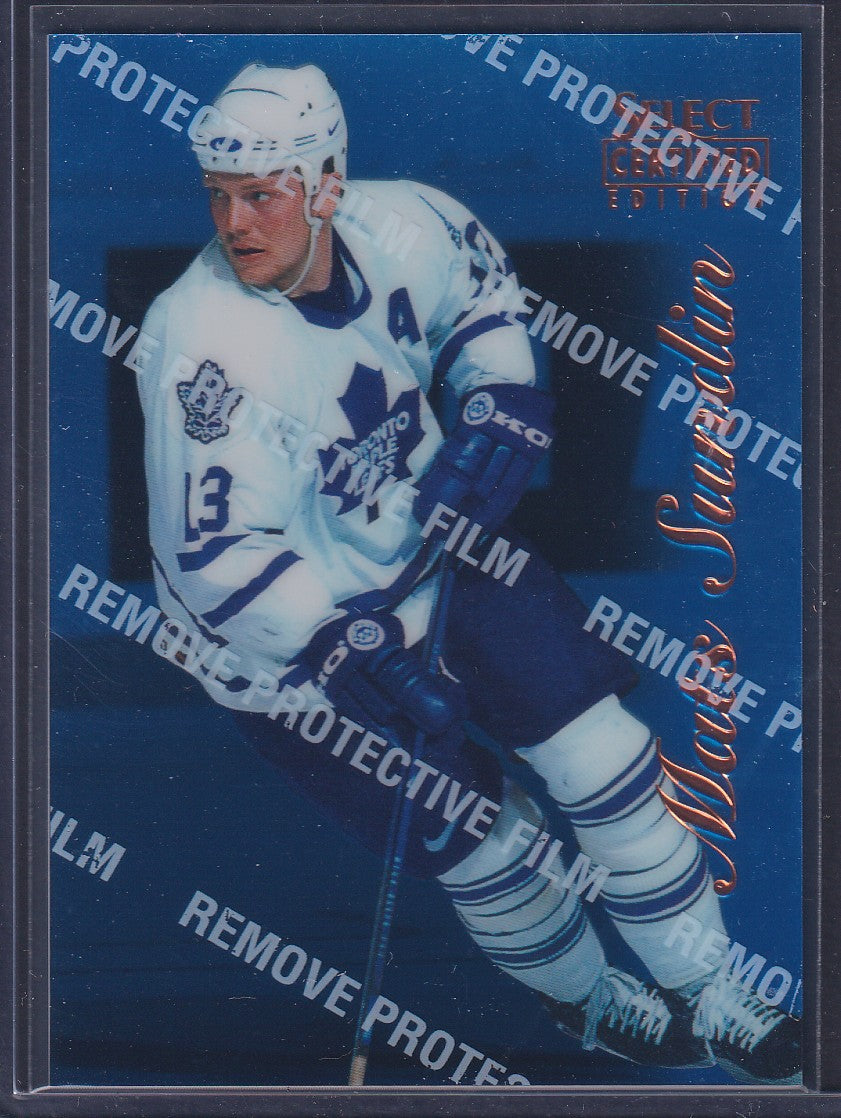 MATS SUNDIN - 1996 Pinnacle Select Certified Blue w/ Coating #85