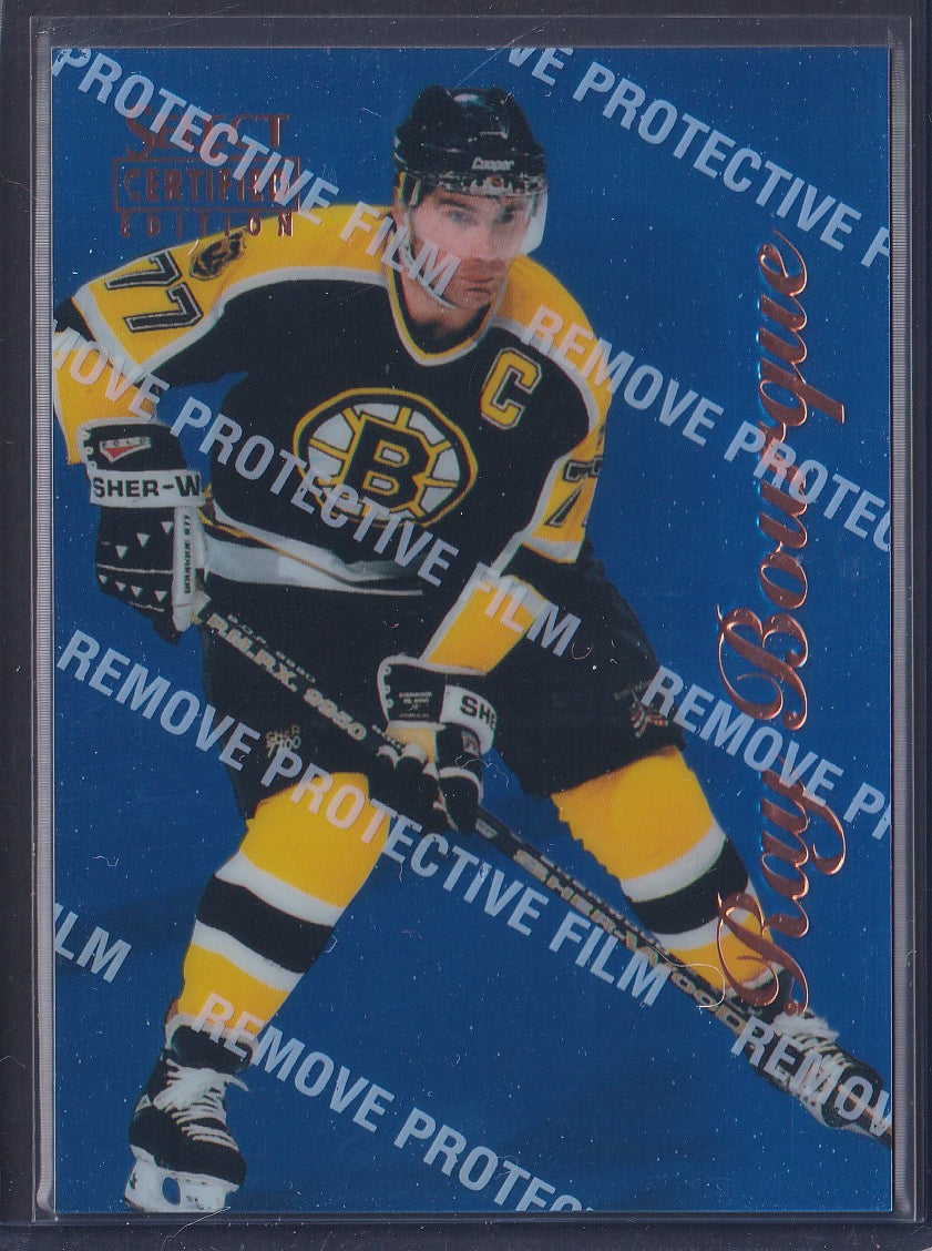 RAY BOURQUE - 1996 Pinnacle Select Certified Blue w/ Coating #5