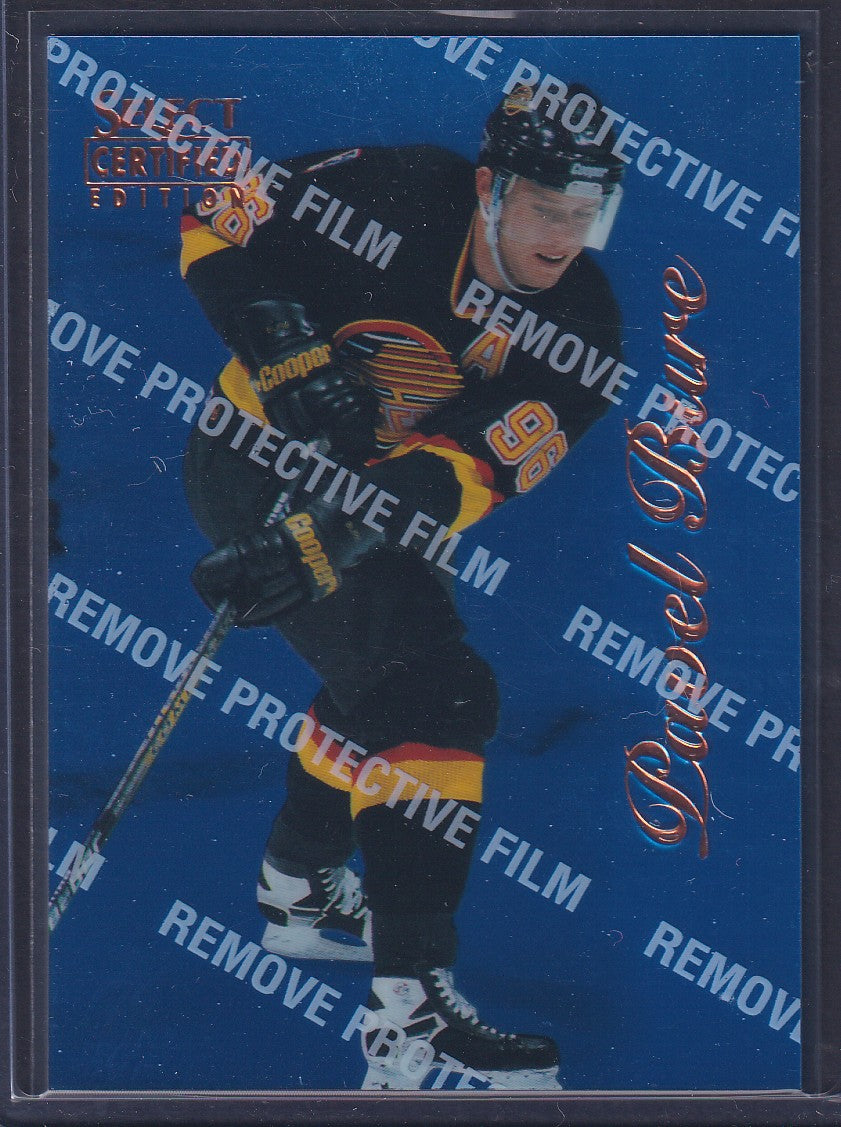 PAVEL BURE - 1996 Pinnacle Select Certified Blue w/ Coating #34