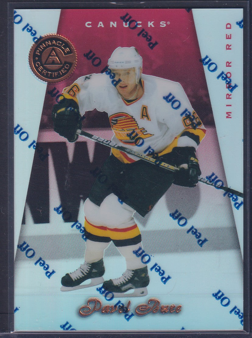 PAVEL BURE - 1997 Pinnacle Certified Mirror Red w/ Coating #45