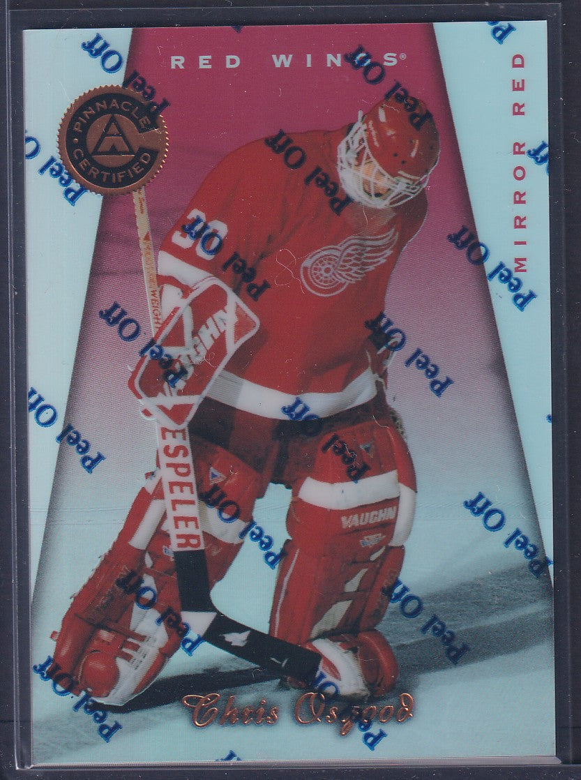 CHRIS OSGOOD - 1997 Pinnacle Certified Mirror Red w/ Coating #4