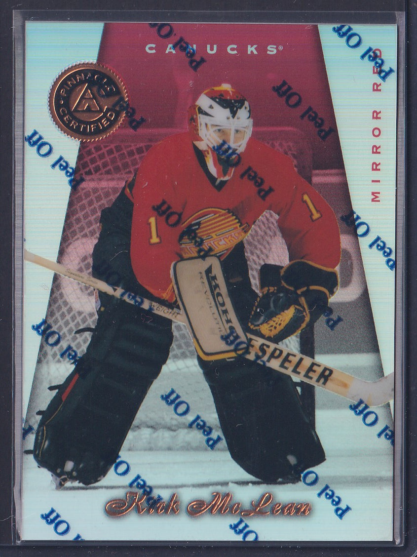 KIRK MCLEAN - 1997 Pinnacle Certified Mirror Red w/ Coating #27