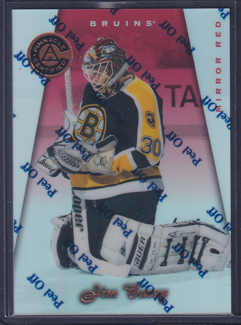 JIM CAREY - 1997 Pinnacle Certified Mirror Red w/ Coating #15