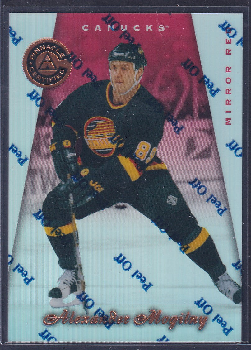 ALEXANDER MOGILNY - 1997 Pinnacle Certified Mirror Red w/ Coating #60
